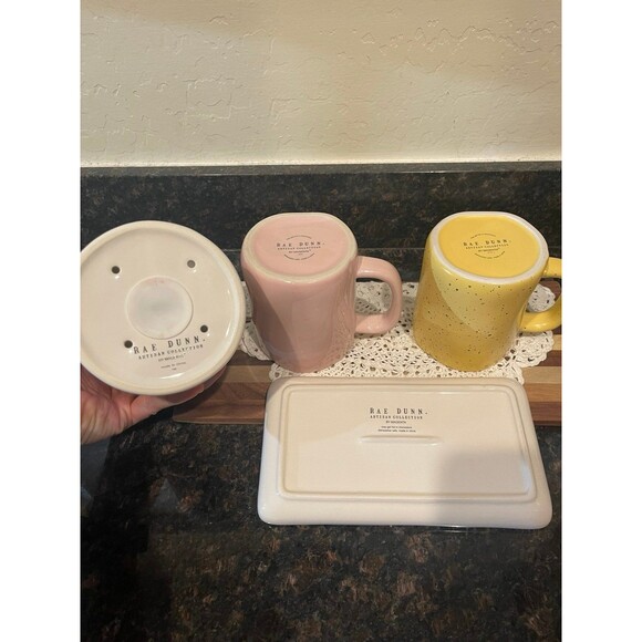 Rae Dunn 4 piece happy Easter set